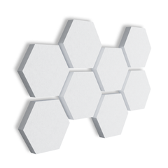 VENTE: SILENT4® Ensemble Hexagon-Set en non-tissé acoustique thermolié