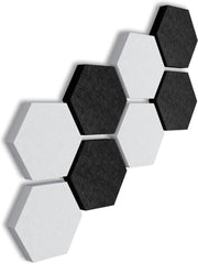 SALE: SILENT4® Hexagon-Set aus thermisch verfestigtem Akustikvlies