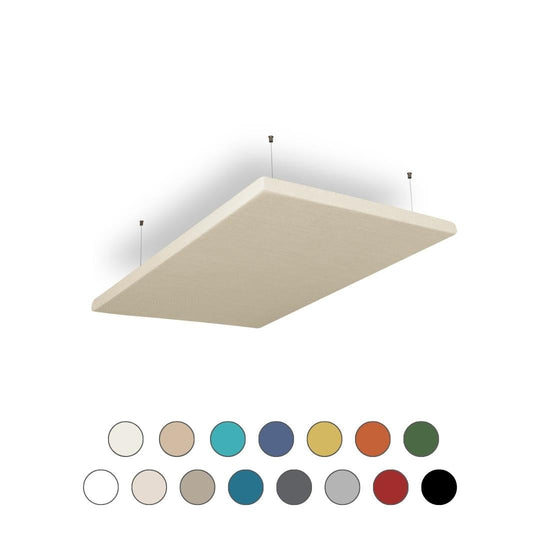 SILENT4® Absorbeur acoustique en non-tissé PET avec revêtement en tissu, 114x72cm, plafond