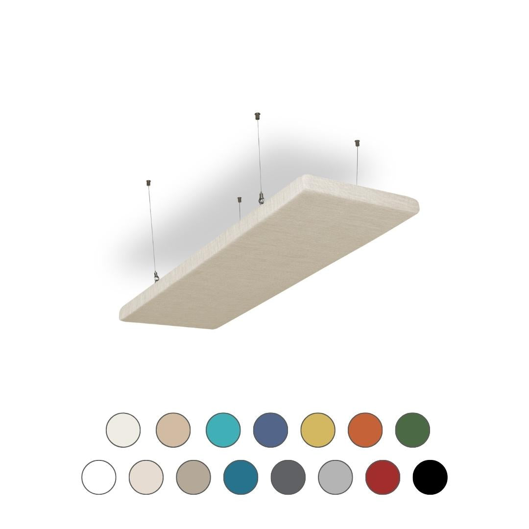 SILENT4® Absorbeur acoustique en non-tissé PET avec revêtement en tissu, 114x33cm, plafond